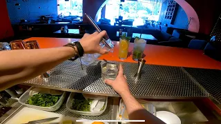 asmr - POV | How To Make Mojito | Bartender At Work | & Citrus lemonade