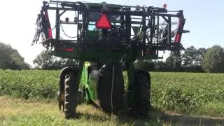 John Deere 6700 Spraying Cotton Warren County, N.C.