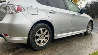 Subaru Impreza RS khanacross build - part 4 - fitting rally tyres