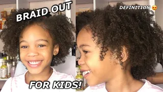Braid Out For KIDS + How To Maintain & Refresh