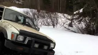 Toyota 4runner stuck in the snow