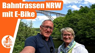 Bahntrassen NRW - Radeln zur Müngstener Brücke und entlang der Bahntrassenradwege im Bergischen Land