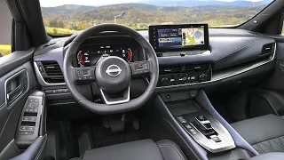 Новый Nissan Qashqai 2023 года — гибридный компактный кроссовер e-Power Интерьер и экстерьер