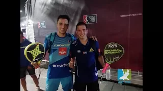 Vamos Pádel. Resumen del Belluati / Galán contra Sanyo / Paquito en el WPT Mijas Open