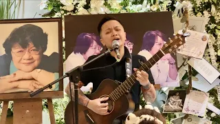 ICE Seguerra SINGS Two Beautiful SONGS Then Gives His EULOGY For Titah ETHEL Ramos…