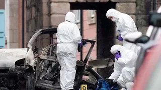 Four arrested over Northern Ireland car bomb, New IRA suspected