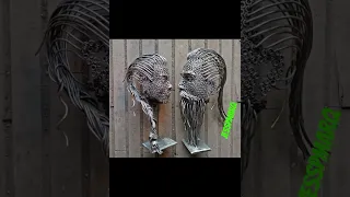 amazing arts/sculpture from scrap