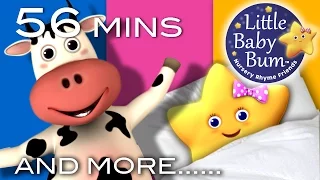 Ten In The Bed  | Plus Lots More Nursery Rhymes | 56 Minutes Compilation from LittleBabyBum!