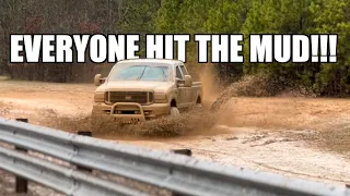 TRUCK MEET TURNS MUD FEST!!!!