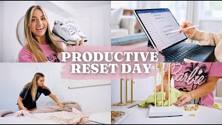 PRODUCTIVE RESET DAY | getting back into routine!