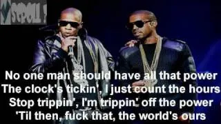 Kanye West- "Power" Remix Ft Jay-Z & Swizz Beatz (Lyrics On Screen)