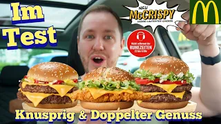 McDonald’s: McCrispy, Double Hamburger Royal Käse & Double Hamburger Royal TS im Test