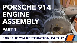 Porsche 914 1.8L engine assembly part 1