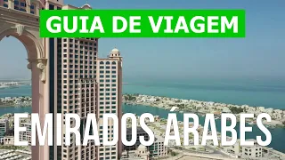 Viagem à Emirados Árabes Unidos | Cidade de Abu Dhabi, Dubai, Sharjah | Vídeo 4k