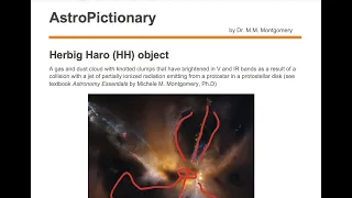 Herbig Haro (HH) object