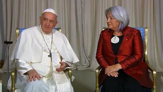 Pope Francis delivers address at the Citadelle in Quebec City (with English interpretation)