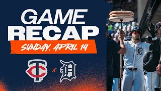 Game Highlights: Báez Sparks Late Comeback, Torkelson Seals Tigers Win vs. Twins | 4/14/24