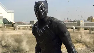 Black Panther vs Bucky - Escena de lucha en la azotea - Capitán América: Civil War (2016) Clip HD