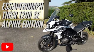 Essai Triumph Tiger 1200 SE Alpine Edition 2021 avec Arrow