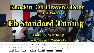 Knockin' On Heaven's Door - Guns N' Roses (Bass Cover with Tabs)