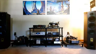 Keith Don't Go excerpt through a Rega Planet 2000 and PS Audio DAC. Triangle speakers