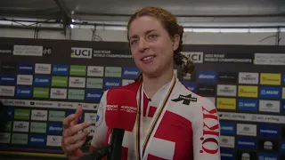 Marlen Reusser - Interview at the finish - World Championships Women's ITT