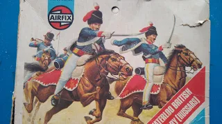 Painting Napoleonic figures in 1/72 scale.Airfix British Hussars update.