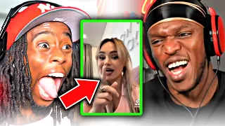 Ksi Reacts To Kai Cenat Hitting on Talia