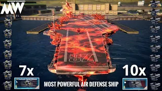 Bruh Not a joke - 17x Slots make most powerful Air defence ship - Modern Warships
