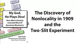 The Discovery of Nonlocality in 1909 and the  Two-Slit Experiment