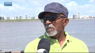 Fiéis participam de procissão de Bom Jesus dos Navegantes com cortejo fluvial - BALANÇO GERAL