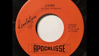 Apocalisse "Living" 1974 Italian Psych 45 RPM Record