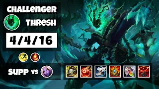 Thresh vs Soraka OCE Challenger SUPPORT (4/4/16) - v11.18