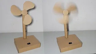 How to Make a Cardboard Fan (Very Easy)