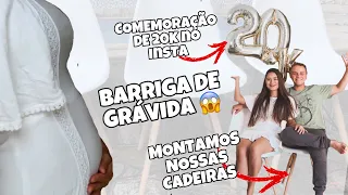 VLOG: MONTAMOS NOSSAS CADEIRAS EAMES EIFFEL, COMEMORAÇÃO DE 20k DO INSTA, BARRIGA DE GRÁVIDA 🤰🏻