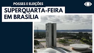 Posse e eleição no Congresso em Brasília