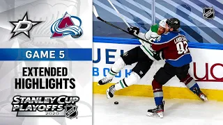 Dallas Stars vs Colorado Avalanche R2, Gm5 Aug 31, 2020 HIGHLIGHTS HD