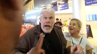 Ron Perlman Aggressively Confronts Videographer After Being Spotted In A Wheelchair