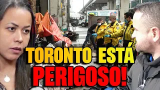 ELA NÃO AGUENTOU O CANADÁ E “TORONTO TEM MUITO DROGADO” E NEM O BRASIL …