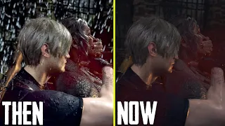 Resident Evil 4 Remake Demo vs Retail Rain Effect Comparison