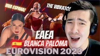 [REACTION] Eurovision 2023 |  Spain 🇪🇸 | Blanca Paloma - Eaea | | National Final Performance