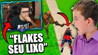 FUI IRRITAR UMA CRIANÇA E DEU TRETA AO VIVO!! Fortnite: Battle Royale