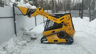 самодельный погрузчик на гусеничном ходу