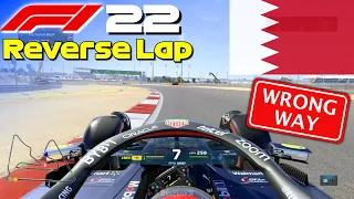 F1 22 - Bahrain Reverse Lap | #BahrainGP 🇧🇭