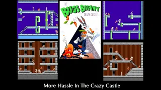 Gameplay - The Bugs Bunny Crazy Castle (NES) - More Hassle In The Crazy Castle (Part 1 & Part 2)