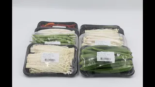 Fresh Vegetables Cling film stretch film wrapping/packing machine by china supplier