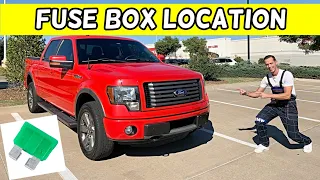 FORD F150 FUSE BOX LOCATION DIAGRAM EXPLAINED F 150 2009 2010 2011 2012 2013 2014