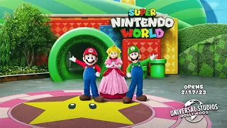 A new way to play. SUPER NINTENDO WORLD™ opens 2/17/2023