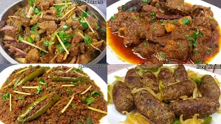 4 Easy Eid Special Recipes By Samar's Kitchen l Beef Masala, Beef Kabab, Mutton, Achari Keema