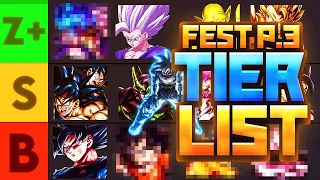 (END OF THE YEAR EDITION!) MY FULL UNIT TIER LIST IN DRAGON BALL LEGENDS! (LEGENDS FESTIVAL 23')
